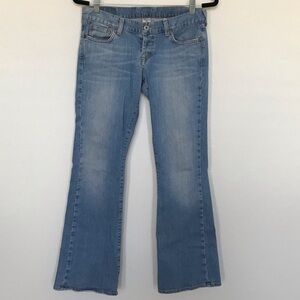 Lucky Brand Dungarees Dream Low Rise Flare Jean
